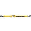 2″ x 30’ Ratchet Strap w/Twisted Snap Hooks & Long Wide Handle