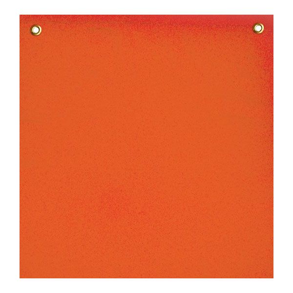 Orange Flag w/ Grommets - 18" x 18" PVC coated