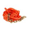 Rope Tie Down, Super Strong, 33 ft. Long w/ Chain and Grab Hook.