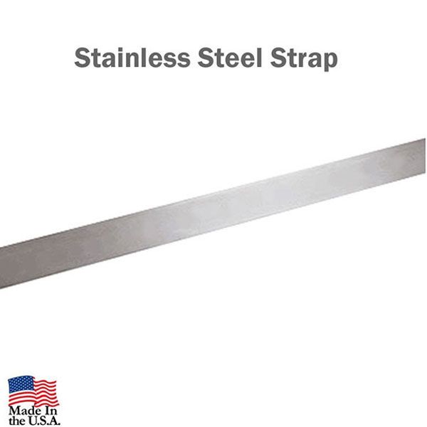 Stainless Steel Straps 3/4" x 0.030" x 84" - 10/box