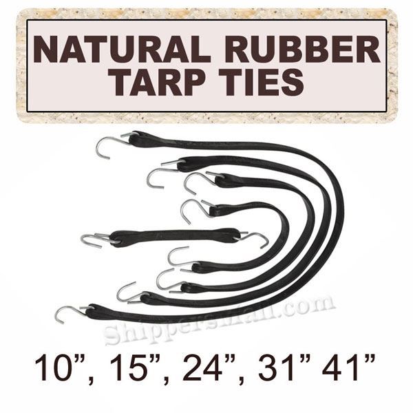 Tarp Ties made from natural rubber Ancras most economical solution to tarp ties.