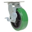 Caster, 6X2 Polyolefin Swivel W/ Brake