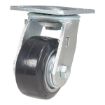 4X2 Mold On Rubber Swivel Caster
