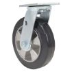 8X2 Mold On Rubber Swivel Caster