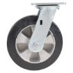 8X2 Mold On Rubber Swivel Caster