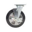 8X2 Mold On Rubber Swivel Caster W/Brake