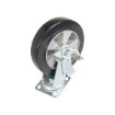 8X2 Mold On Rubber Swivel Caster W/Brake