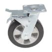 8X2 Mold On Rubber Swivel Caster W/Total Brake