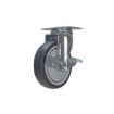 Caster, 5X1-1/4 Tpr Swivel W/Brake