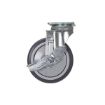 Caster, 5X1-1/4 Tpr Swivel W/Brake