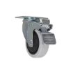 Caster, 4X1-1/4 Poly, Swivel W/Total Brake