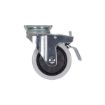 Caster, 4X1-1/4 Poly, Swivel W/Total Brake