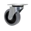 Caster, 5X1-9/16 Rubber, Swivel