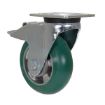 Caster, 6X2-1/8 Poly, Swivel W/Total Brake