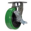 Caster, 6 X 2 Sirius Pu, Swivel W/Brake