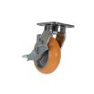 Caster, 6 X 2 Sirius Pu, Swivel W/Brake