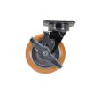 Caster, 6 X 2 Sirius Pu, Swivel W/Brake