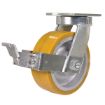 Caster, 8X3 Poly Swivel W/Brake