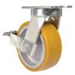 Caster, 8X3 Poly Swivel W/Brake